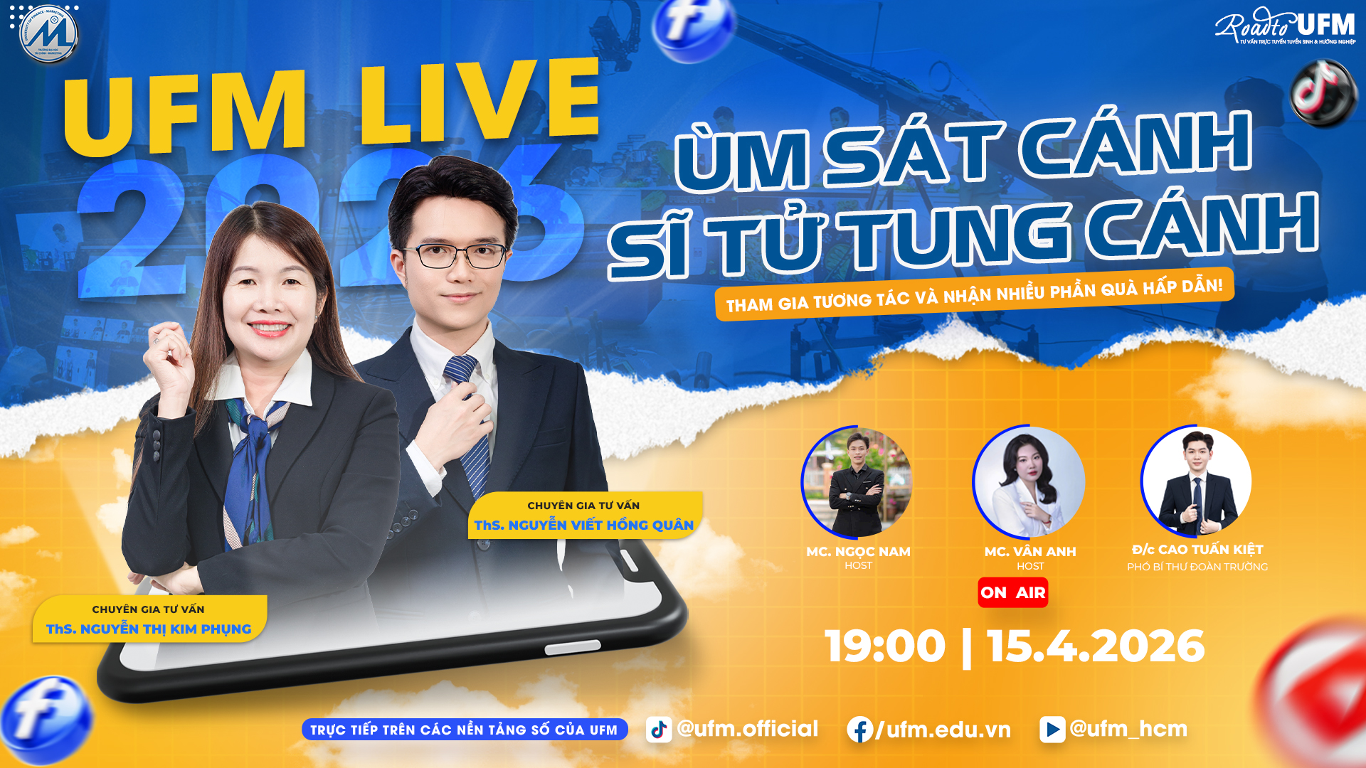 [UFM LIVE 2026] Tư vấn tuyển sinh và hướng nghiệp số 05